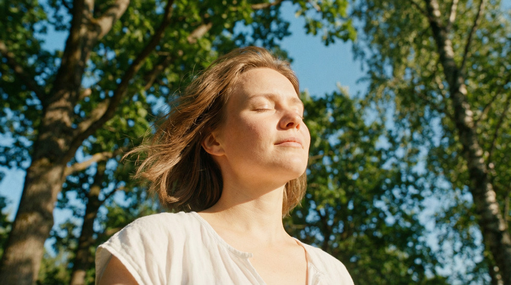 Woman in the forest