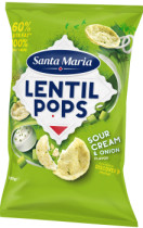 Santa Maria Lentil Pops Sour Cream & Onion
