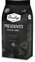 Paulig Presidentti Black Label coffee beans