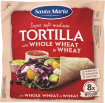 Santa Maria Tortilla Whole Wheat & Wheat 8-pack